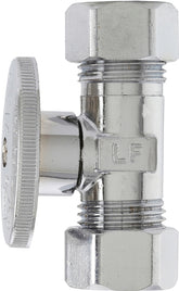 Plumb Pak PP2042PCLF Shut-Off Valve, 5/8 x 7/16 in Connection, Compression